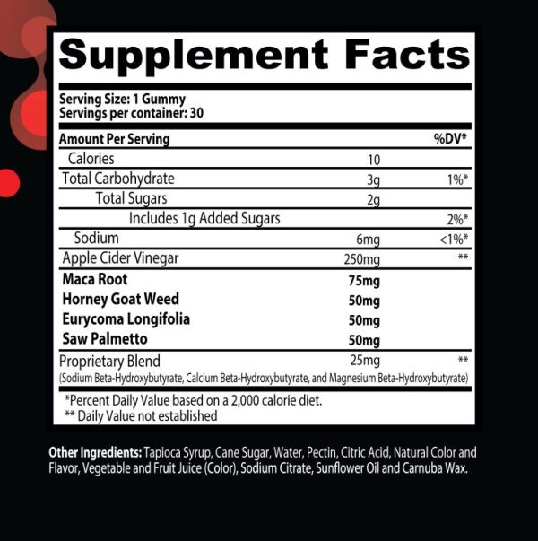 EXTRA MALE PERFORMANCE GUMMIES - Image 2