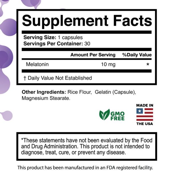 MELATONIN CAPSULES - Image 2